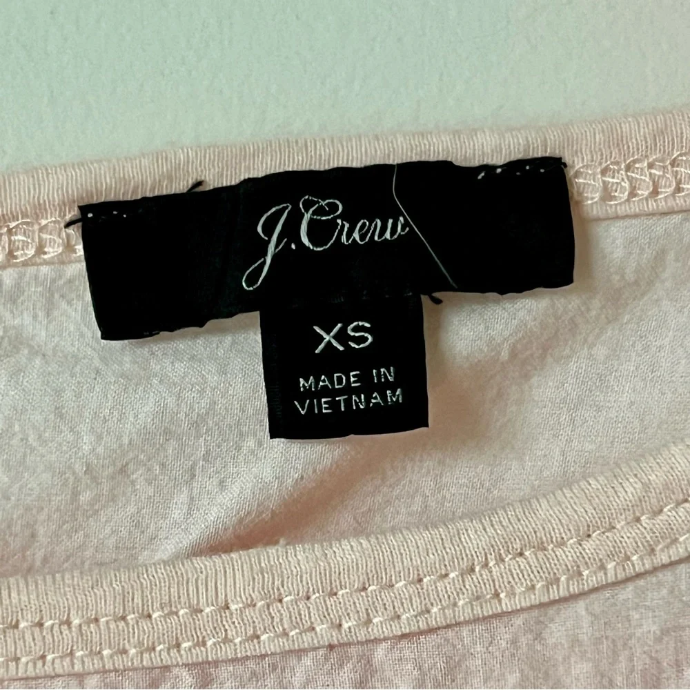 J. CREW Cotton Eyelet Babydoll Flutter Sleeve Top—SZ. XS